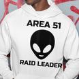 Storm Area 51 Raid Leader Joke Event Funny Alien Meme Gift Meme Funny Gifts Hoodie Unique Gifts
