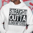 Straight Outta Elementary School Boys Girl Graduation 2023 Hoodie Unique Gifts
