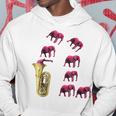 Tuba Funny Elephant Gifts For Elephant Lovers Funny Gifts Hoodie Unique Gifts