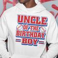 Uncle Football Birthday Boy Family Baller B-Day Party Hoodie Unique Gifts