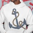 Vintage Nautical Anchor | Cute Retro Sailing Gift Hoodie Unique Gifts