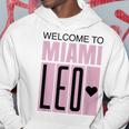 Welcome To Miami Leo 10 - Goat Gifts For Goat Lovers Funny Gifts Hoodie Unique Gifts