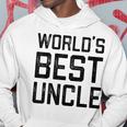 Worlds Best Uncle Gift For Uncle Hoodie Unique Gifts