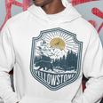 Yellowstone National Park Bear Nature Hiking Outdoors Hoodie Funny Gifts