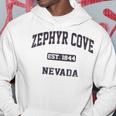 Zephyr Cove Nevada Nv Vintage State Athletic Style Hoodie Unique Gifts