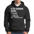 5Th Grade Girl Definition Funny Back To School Student Hoodie