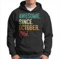 66 Year Old Awesome Since October 1957 66Th Birthday Hoodie