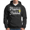 Addicted Pickleball Addict Funny Pickleball Dad Player Hoodie