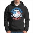 America Vibes Fourth 4Th Of July Happy Face Smile Patriotic Hoodie