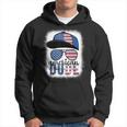 American Dude 4Th Of July Usa Flag Glasses American Family Hoodie