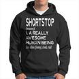 Baseball Player Definition Funny Shortstop Short Stop Hoodie
