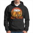 Beer Funny Beer Drinkers Pun Ale Yeah Fathers Day Retro Hoodie