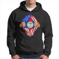 Belizean Blood Inside Me | Belize Flag Gift Hoodie