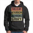 Bourbon Funny Alcohol Drinking Retro Bourbon Hoodie