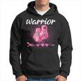 Breast Cancer Awareness Pink Boxing Gloves Warrior Hoodie