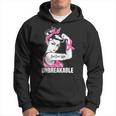 Breast Cancer Warrior Unbreakable Breast Cancer Awareness Hoodie