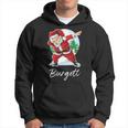Burgett Name Gift Santa Burgett Hoodie