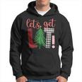 Christmas Let's Get Lit Festive Alcohol Hoodie