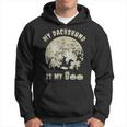 My Dachshund Is My Boo Witchy Scary Halloween Wiener Dog Hoodie