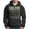 Dad Bod Nutritional Facts Funny Father Hoodie