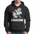 Dadacorn Dadicorn Daddycorn Unicorn Dad Baby Fathers Day Hoodie