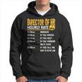 Director Of Hr Hourly Rate Human Resources Chief Hr Officer Hoodie