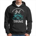 Drummer Girls Gift Never Underestimate A Girl With Drums Hoodie