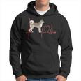 East Siberian Laika Dog Heartbeat Ekg My Dogs Are My Cardio Hoodie