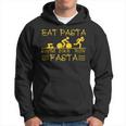 Eat Pasta Swim Bike Run Fasta - I Love Italian Pasta Hoodie