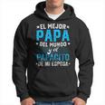 El Mejor Papa Del Mundo Camisa Para Dia Del Padre Latino Dad Hoodie