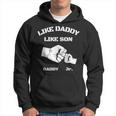 Father Son Fist Bump Matching Fathers Day Daddy Dad & Son Hoodie