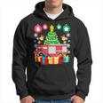 Fire Truck Christmas Ornaments Xmas Cute Firefighter Hoodie