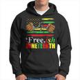 Free Ish Junenth For Men Freeish Since 1865 Flag Hoodie