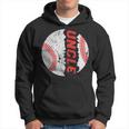 Funny Ball Uncle Softball Baseball Bday Graphic Fathers Day Hoodie