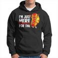 Funny Hot Dog Im Just Here For The Wieners Sausage Hoodie