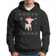 Ugly Xmas Sweater Style Matching Sheep Christmas Hoodie
