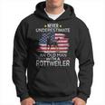 Never Underestimate An Old Man With A Rottweiler Hoodie