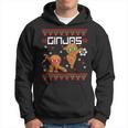 Ginjas Gingerbread Ninjas Ugly Christmas Sweater Meme Hoodie
