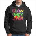 Glow Party Squad Cousin Paint Splatter Glow Party Matching Hoodie