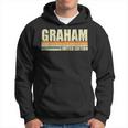 Graham Gift Name Personalized Funny Retro Vintage Birthday Hoodie