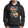 Groovy Step Dad Stepdaddy Step Father Fathers Day Retro Gift For Mens Hoodie