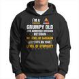 Grumpy Old 2Nd Armored Division Veteran Funny Veterans Day Hoodie