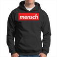 Hanukah Mensch Funny Jewish Retro 90S Style Humor 90S Vintage Designs Funny Gifts Hoodie