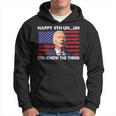 Happy Uh You Know The Thing 4Th Of July Funny Confused Retro Hoodie