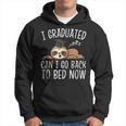 I Graduated Can I Go Back To Bed Now Humor Congratulations Hoodie