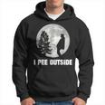 I Pee Outside I Love Peeing Outside Funny Camping Funny Hoodie