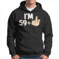 I'm 59 Plus F You Middle Finger 60Th Birthday Hoodie