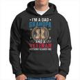 Im A Dad Grandpa Veteran Fathers Day Gift For Dad Papa Hoodie