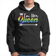 Im Her Queen Gay Girlfriend Outfit Matching Lesbian Couple Hoodie