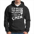 It's No Sin To Get My Sauce Bbq Smoker Barbecue Grill Hoodie